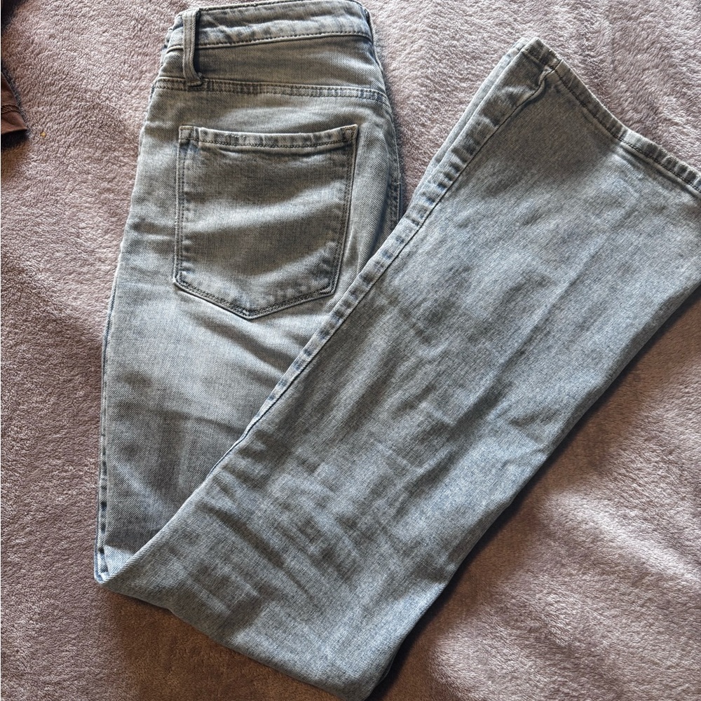 RSQ Light Blue High Rise Flare Jeans